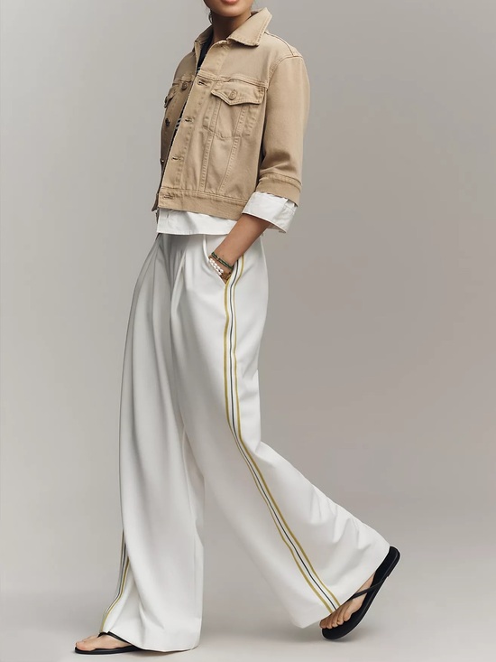 Anthropologie Pants - Maeve Avery Knit Track Pants Size Large NWT